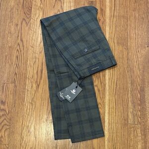 Uniqlo Dark Green Checkered Pants